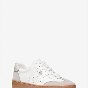 Michael Kors White and Brown Women's Sneakers